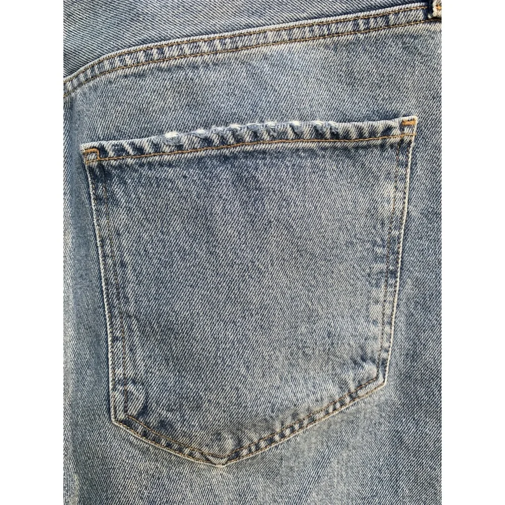 Agolde Riley High Rise Crop Straight Escalate Size 30